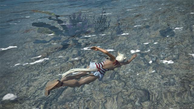 FFXIV swimming