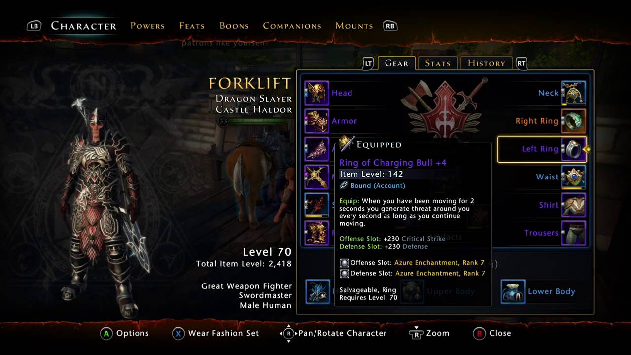 neverwinter great weapon fighter build ps4