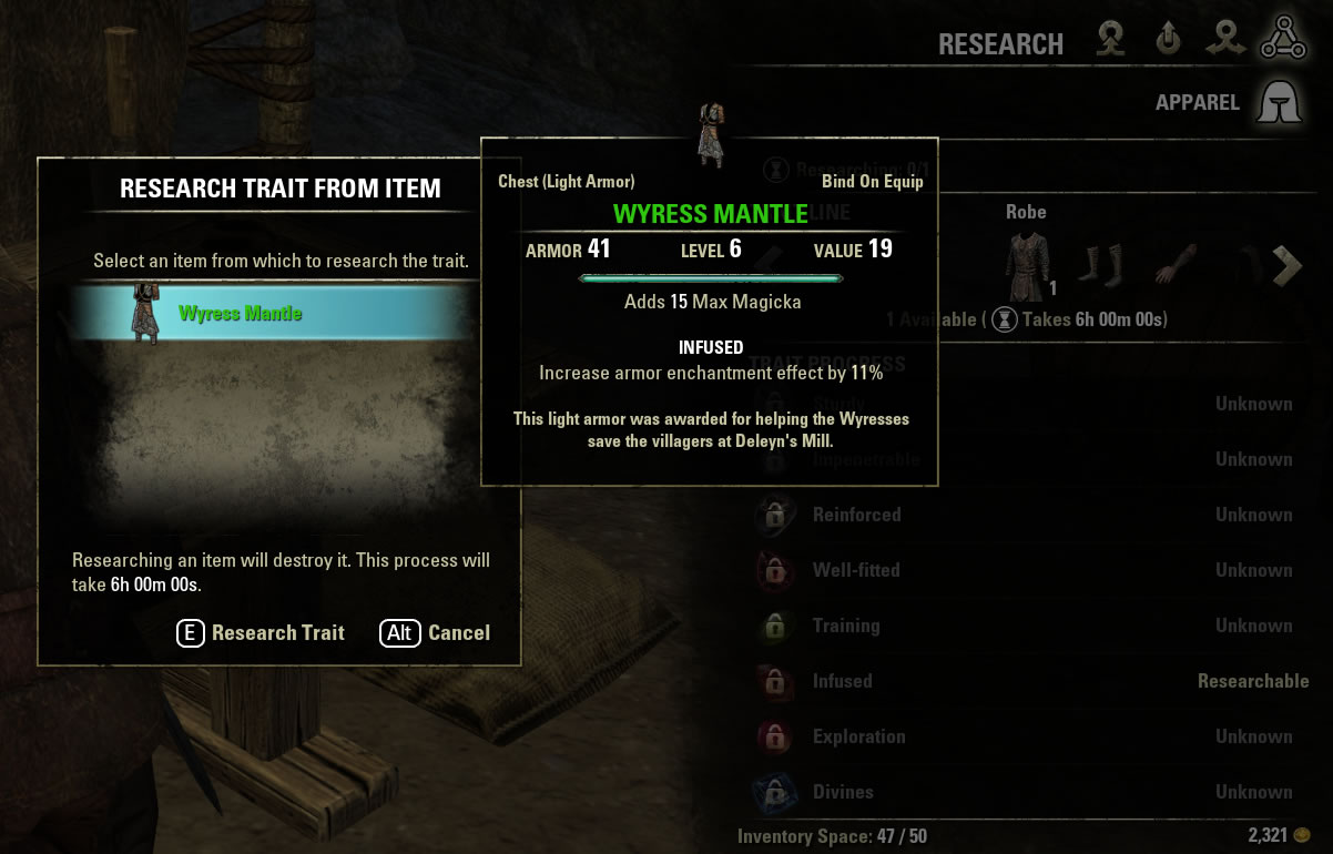 ESO: Is It Necessary to Research All Traits for Armor - eso-gold.com