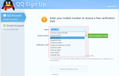 MS2 QQ sign up step 3