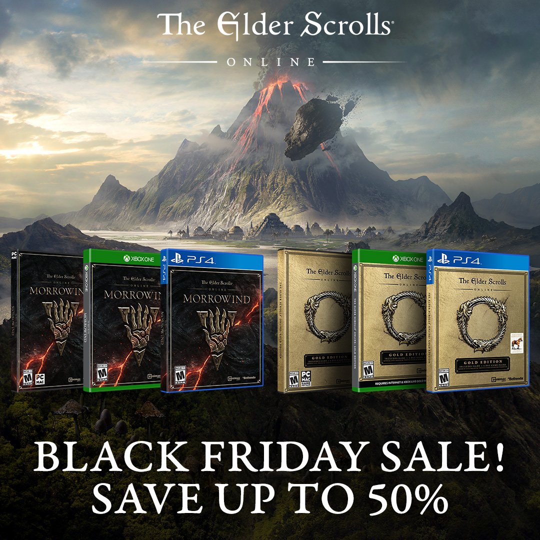 The Elder Scrolls Online Receives Numerous Offers On Black Friday Sales